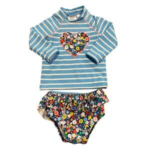 Baby Boden 2 piece Rash Guard Swimsuit